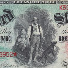 $5 Legal Tender Note, 1869