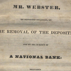 Speech on the Bank of the United States