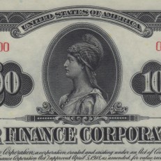 $1,000 War Finance Corporation Bond