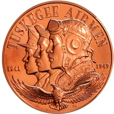 Tuskegee Airmen Bronze Medal (obverse)