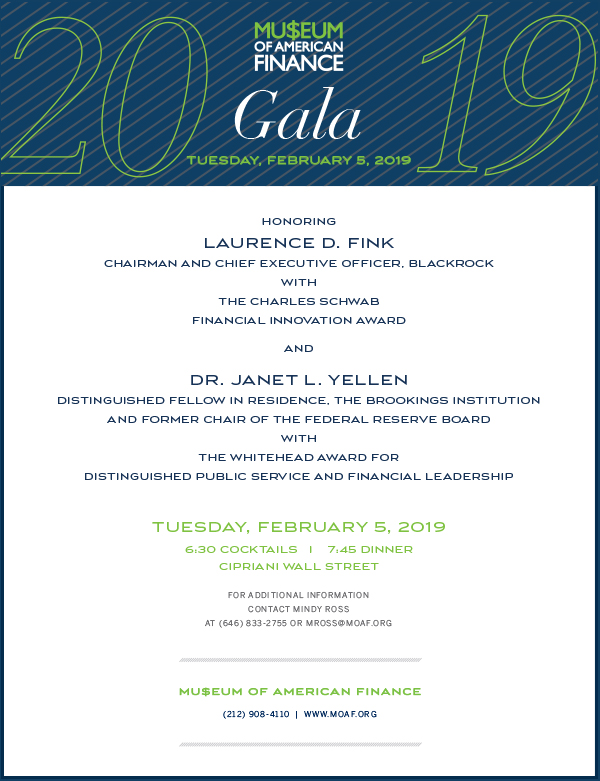 2019 MoAF Gala Invitation