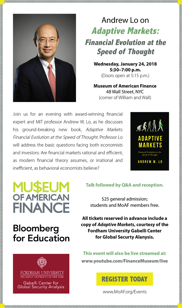 Andrew Lo on Adaptive Markets