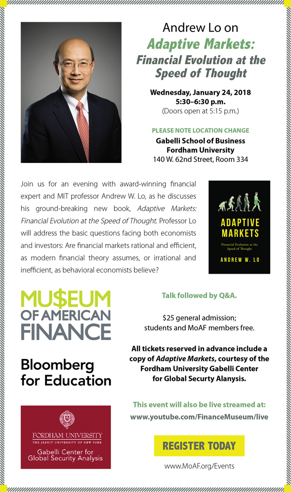 Andrew Lo on Adaptive Markets