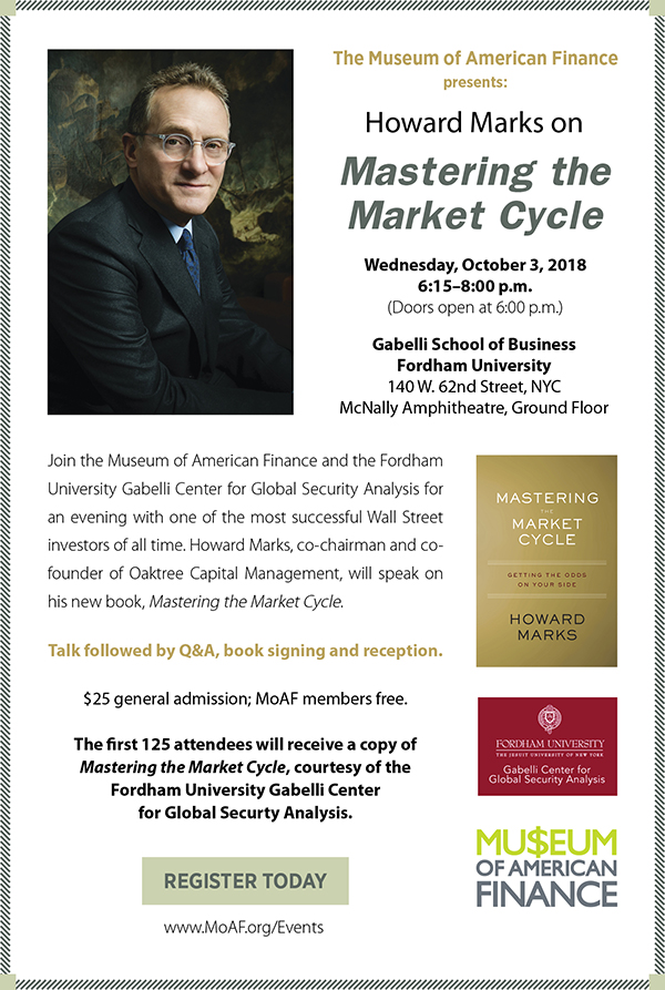 Howard Marks on Mastering the Market Cycle