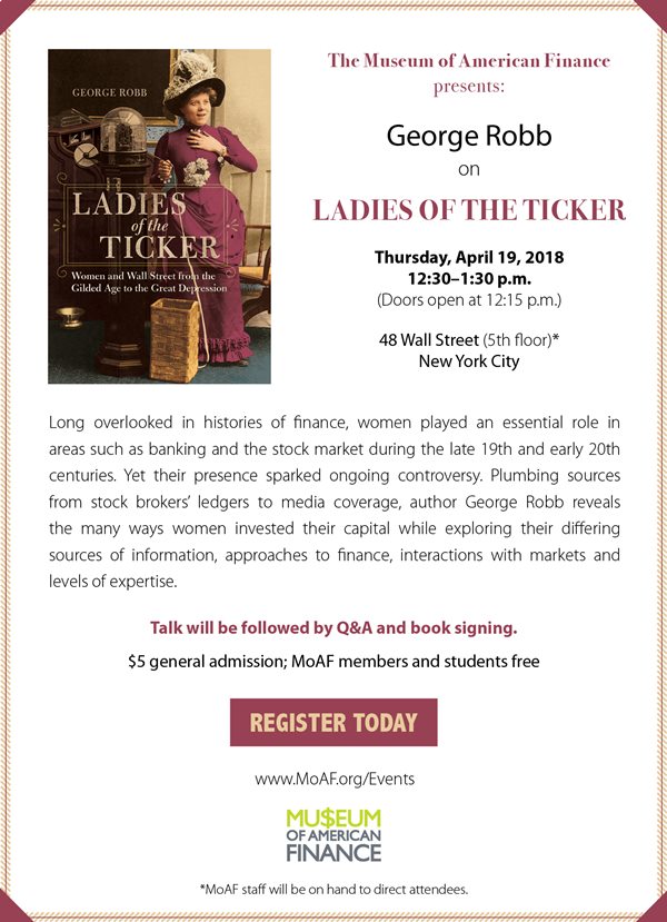George Robb on Ladies of the Ticker
