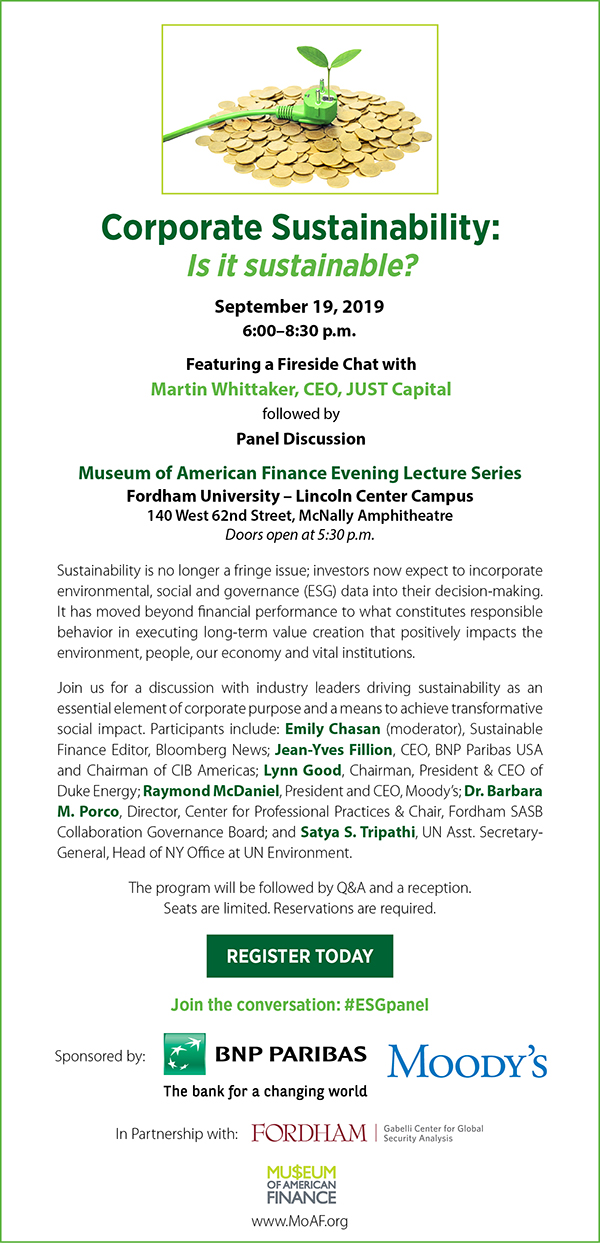 Sustainability Panel Event