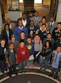 NFL Players Participate in Museum Education Program