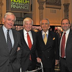 Bill Donaldson, John Whitehead, Pete Peterson and David Cowen at the 2011 Gala