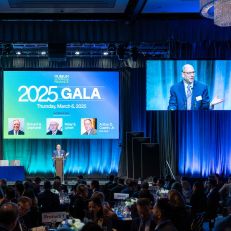 David Cowen speaks at the 2025 MoAF Gala
