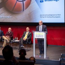 David Cowen speaks at the 