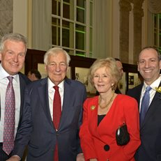 David Cowen with Duncan and Alison Niederaur and John and Cindy Whitehead at the 2014 Gala