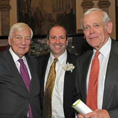 David Cowen with MoAF Advisory Board Co-Chairs Bill Donaldson and John Whitehead