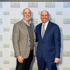 David Cowen with Trustee Ric Edelman at the 2024 MoAF Gala