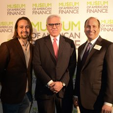 Lin-Manuel Miranda, David Rubenstein and David Cowen at the 2015 Gala