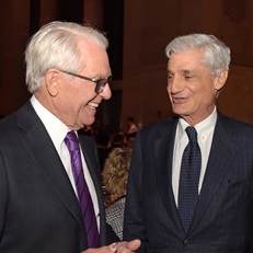 Charles Schwab and Robert Rubin at the 2016 Gala