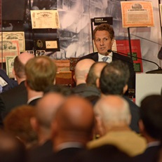 Tim Geithner in a fireside chat with Charles Wait