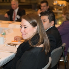 Protiviti's Esther Veenhuizen at the February 2015 roundtable breakfast.