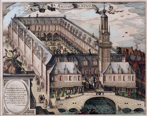 The Old Image of Amsterdam Stock Exchange for Shareholding history