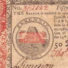 $50 Continental Note, 1779