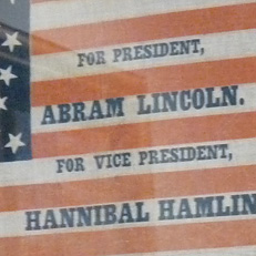 Lincoln Campaign Flag