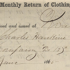Monthly Return of Clothing
