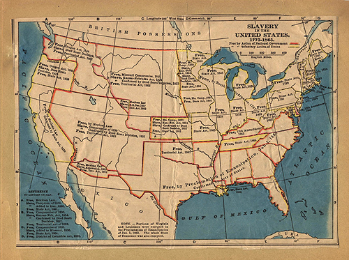 Spread of Slavery Map | Museum of American Finance