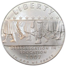 Little Rock Nine Coin (obverse)