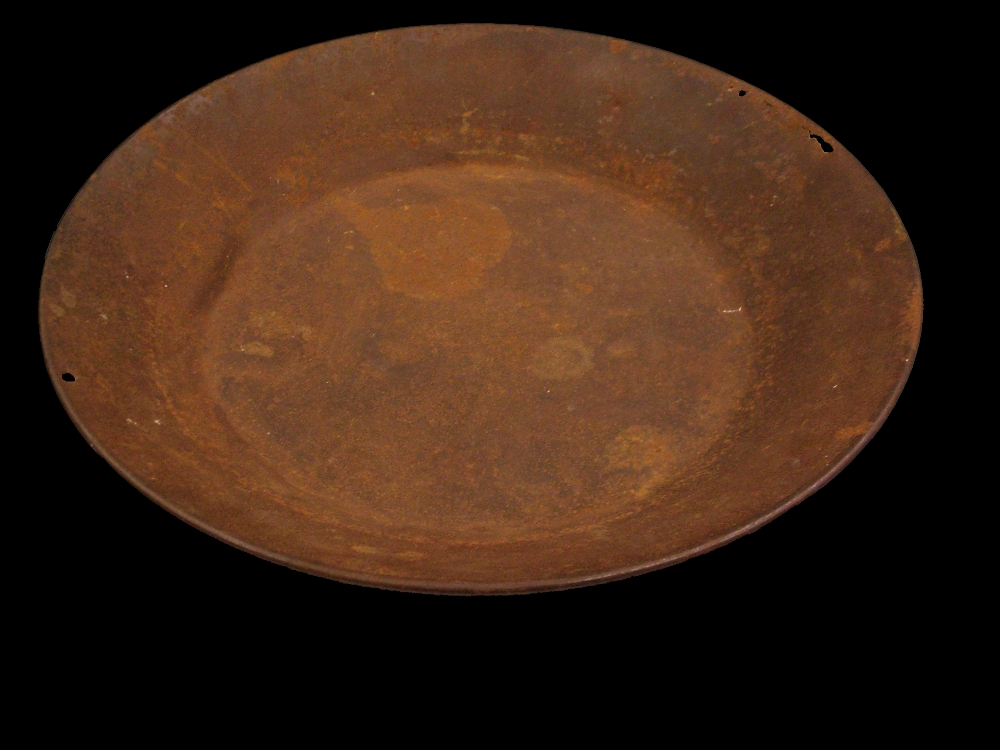Mining pan from the California Gold Rush, courtesy of the Placer County  Museums Division | Museum of American Finance