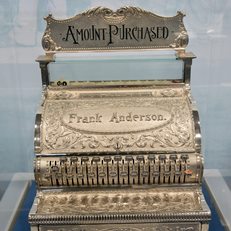 Antique cash register