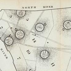 Cholera Map of Lower Manhattan