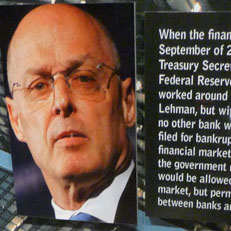 Close-Up of Lehman Brothers case