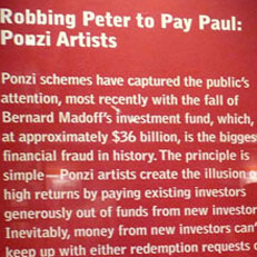 Ponzi artist case: Ponzi, Kreuger and Madoff