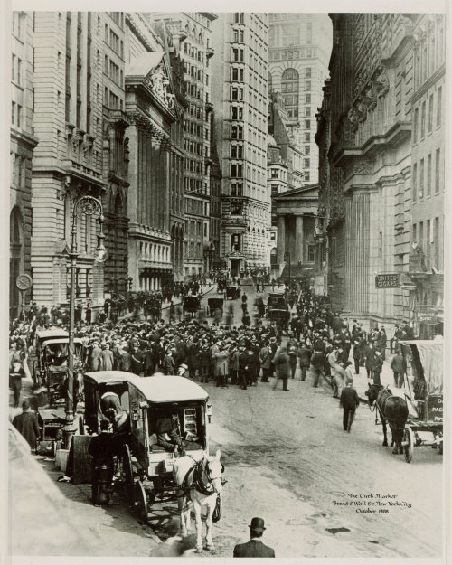 The Curb Market, 1908 | Museum of American Finance