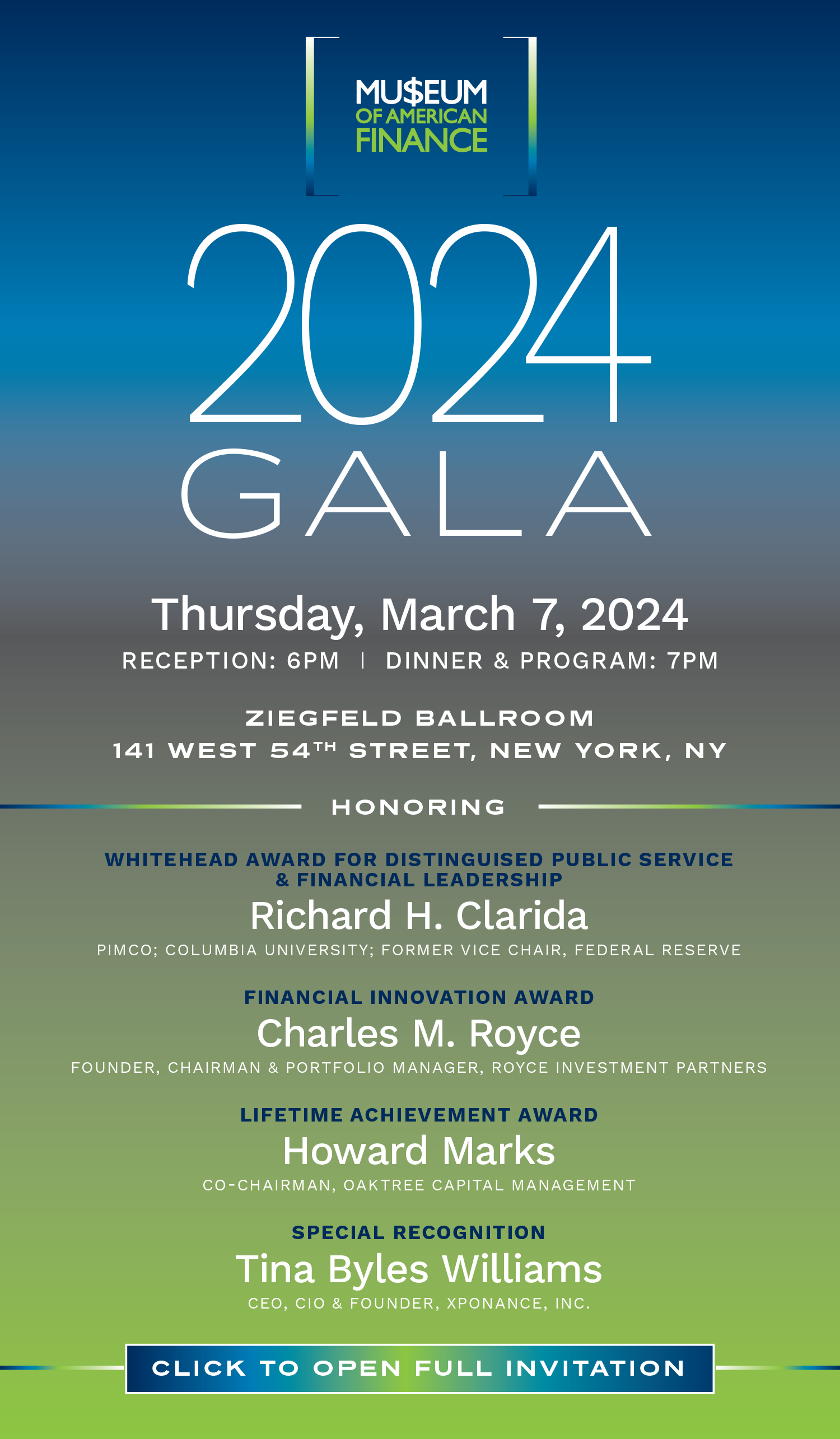 Invitation to 2024 MoAF Gala