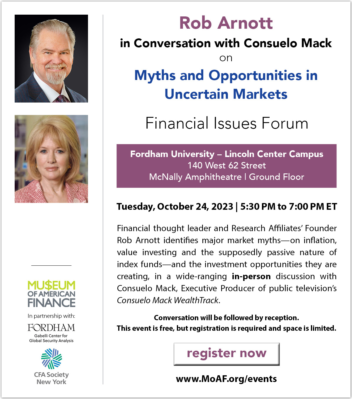 Rob Arnott and Consuelo Mack on Myths and Opportunities in Uncertain Markets