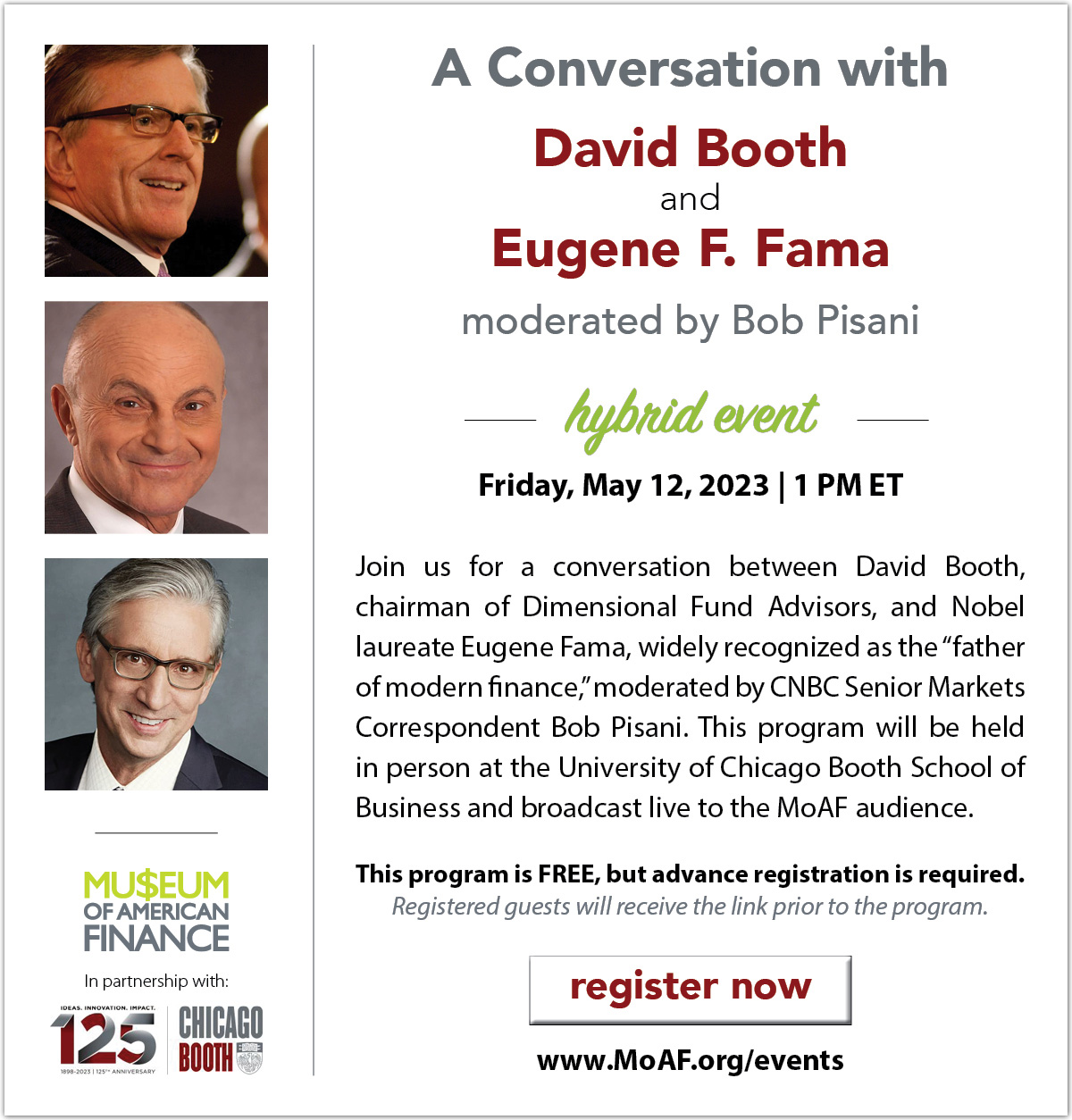 A Conversation with David Booth and Eugene Fama