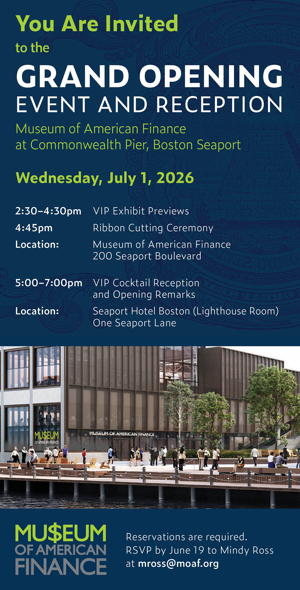 VIP Invitation to MoAF Boston Opening