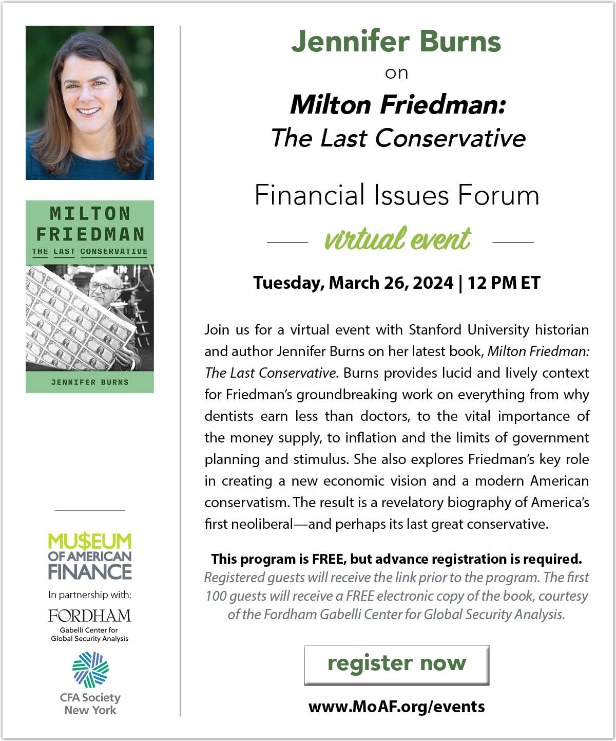 Jennifer Burns on Milton Friedman