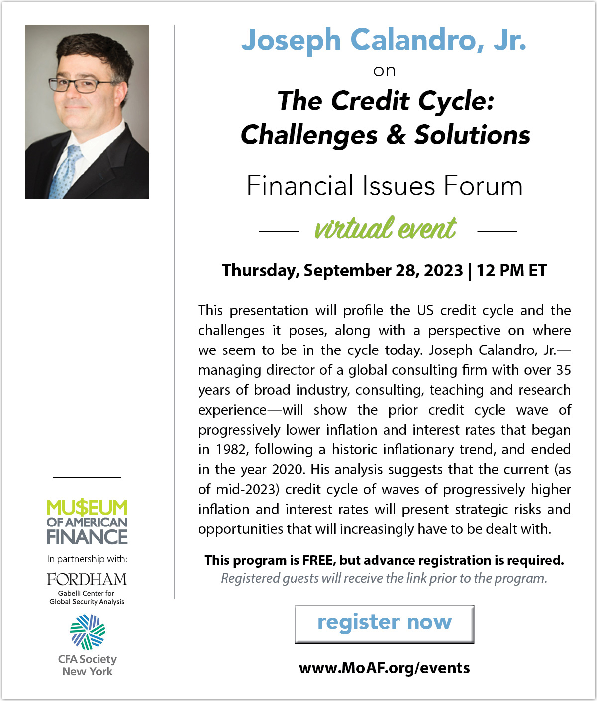 Joe Calandro on The Credit Cycle: Challenges and Solutions