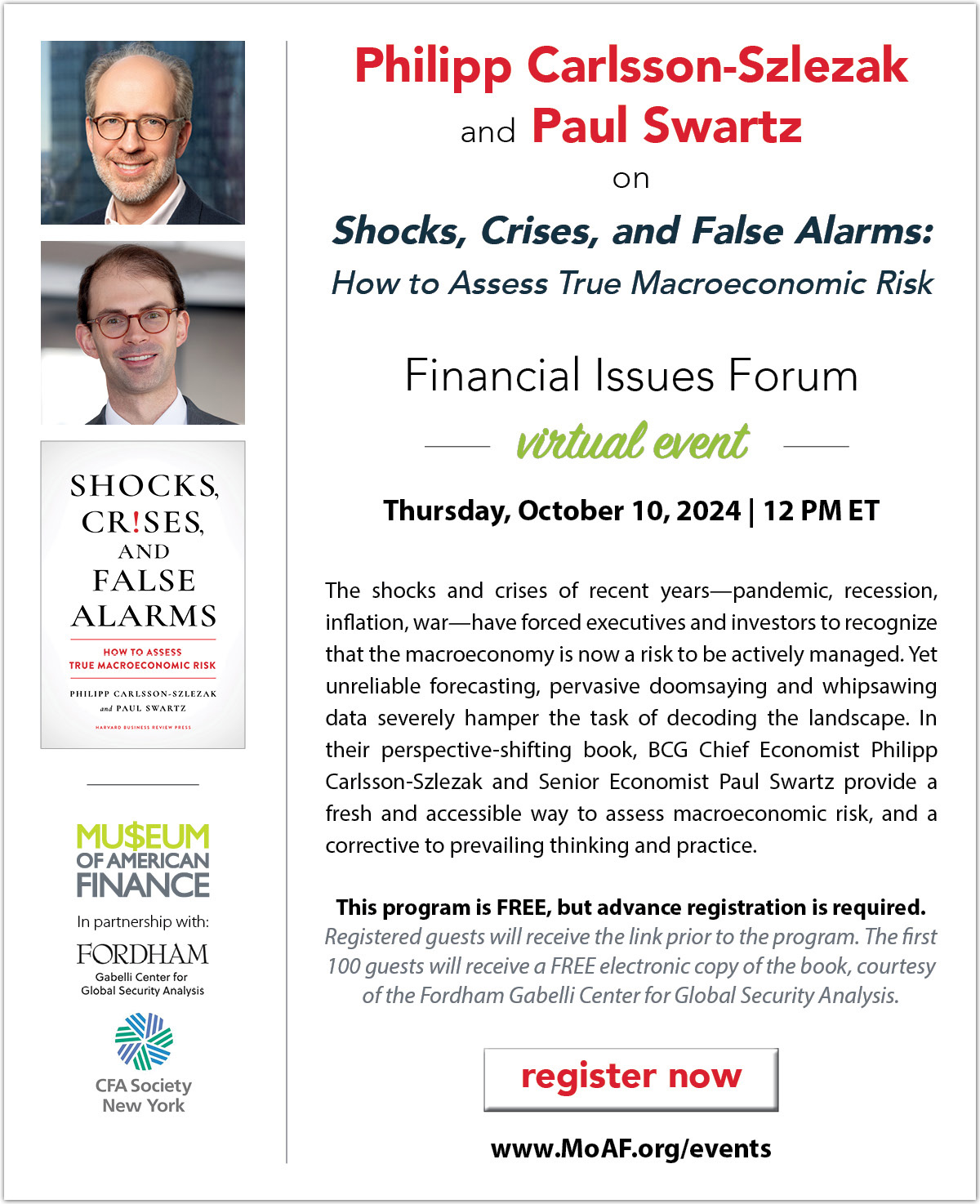 Philipp Carlsson-Szlezak and Paul Swartz on Shocks, Crises, and False Alarms