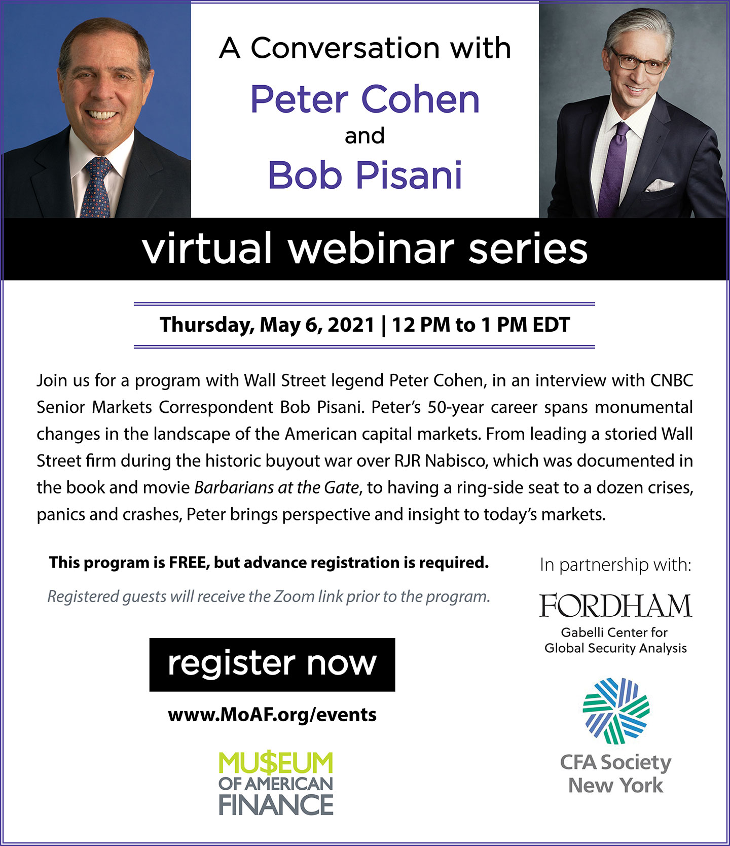 Conversation with Peter Cohen and Bob Pisani