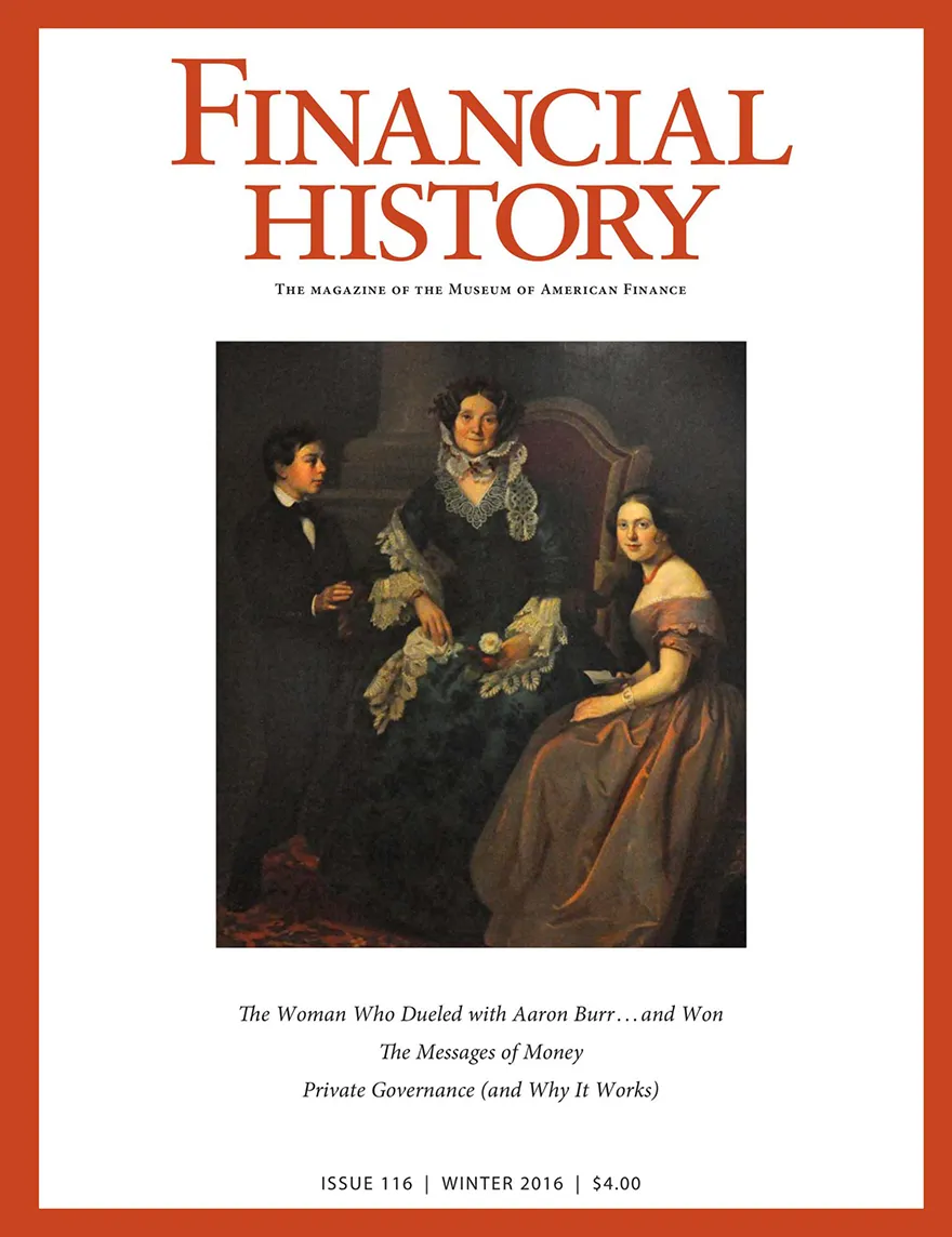 Financial History, Issue 116