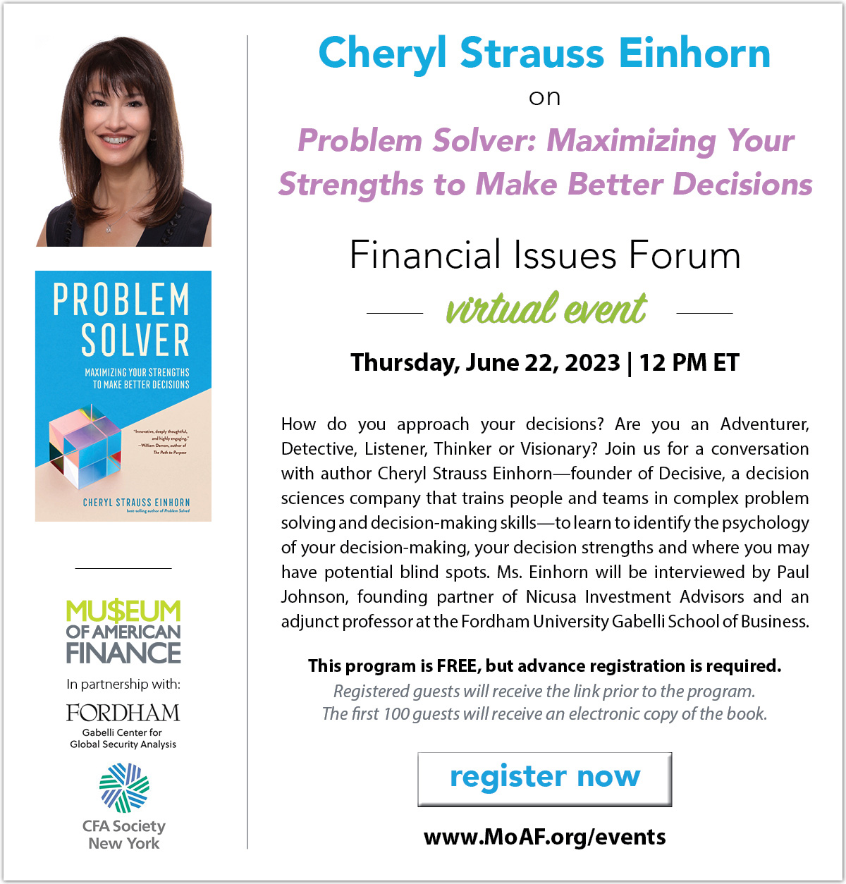 Cheryl Strauss Einhorn on Problem Solver