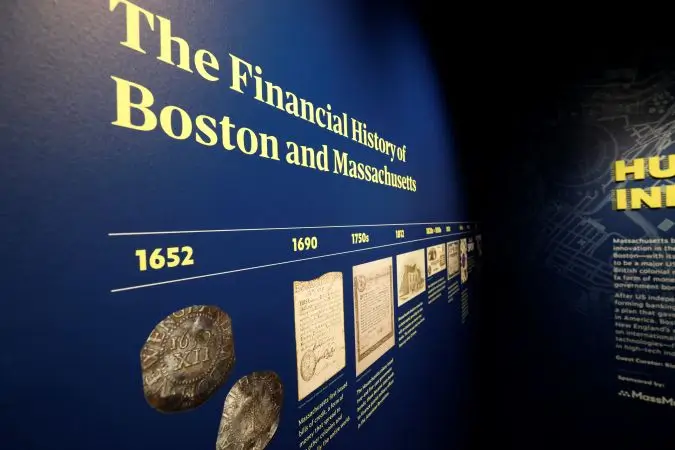 Financial history of Boston and Massachusetts timeline