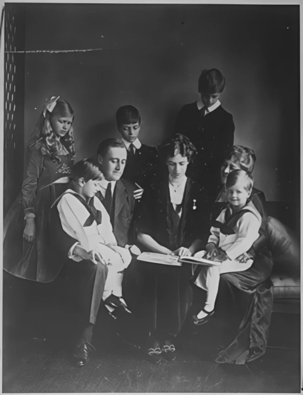 President Roosevelt and his family.