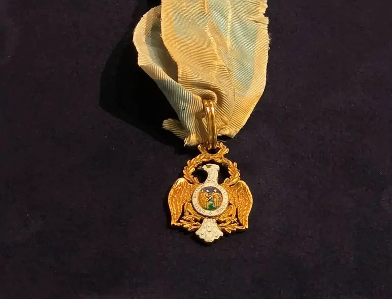 Society of the Cincinnati badge belonging to Alexander Hamilton