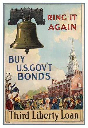 Liberty Loan Bond poster from WWI.