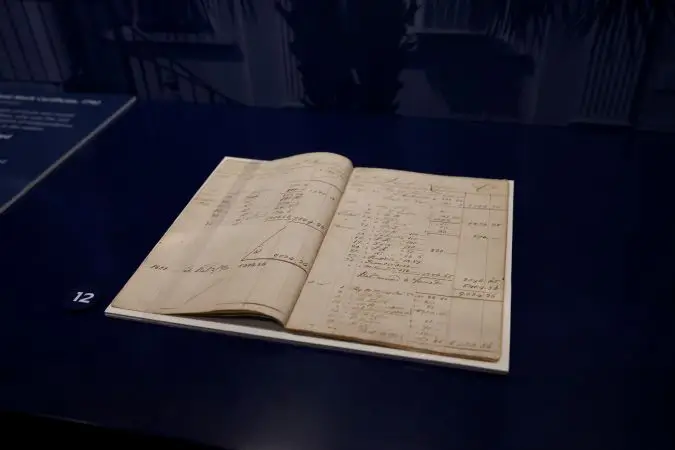 Paul Revere's bank book, early 1800s