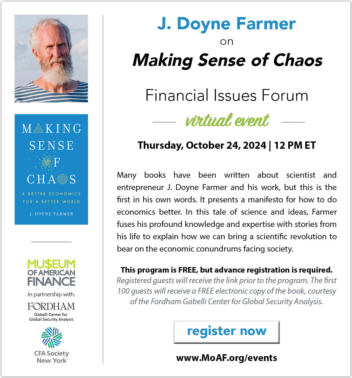 J. Doyne Farmer on Making Sense of Chaos