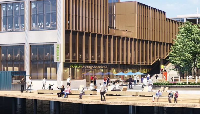 Rendering of our new home on Boston’s Commonwealth Pier, which will open on July 3.